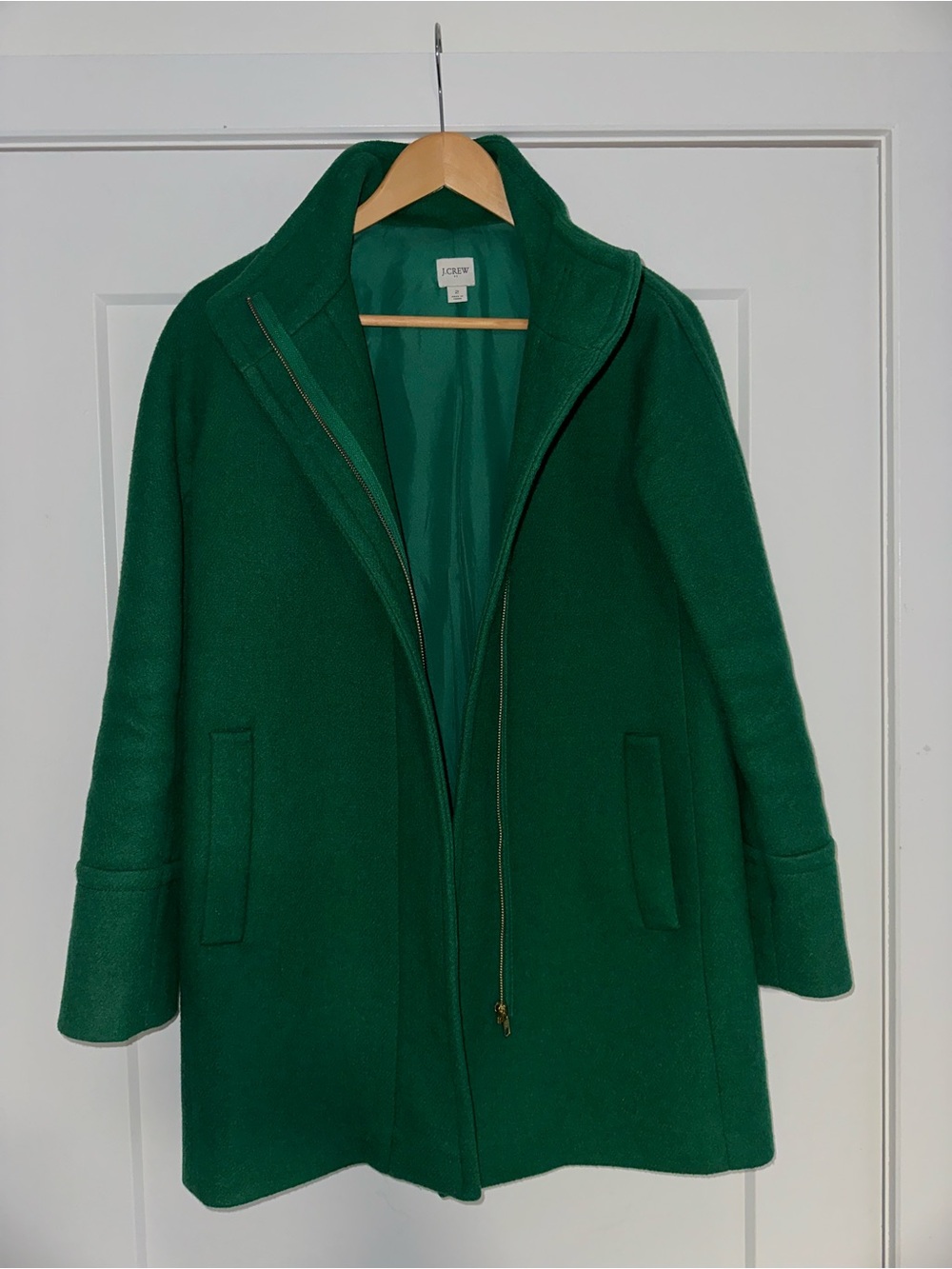 J.Crew Mercantile Wool City Coat, Size 2